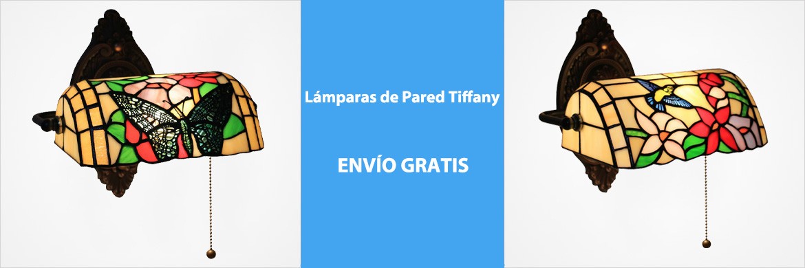  Lámparas de Pared Tiffany